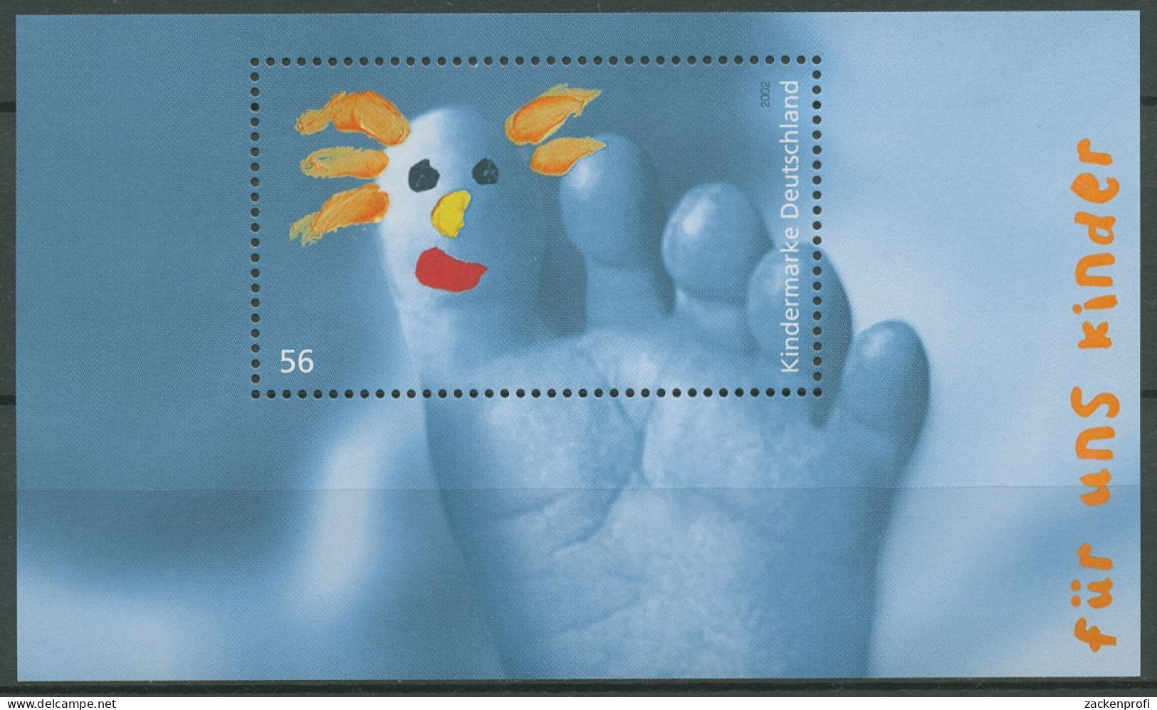 Bund 2002 Für Uns Kinder Zehfigur Block 60 Postfrisch (C98845) - Sonstige & Ohne Zuordnung