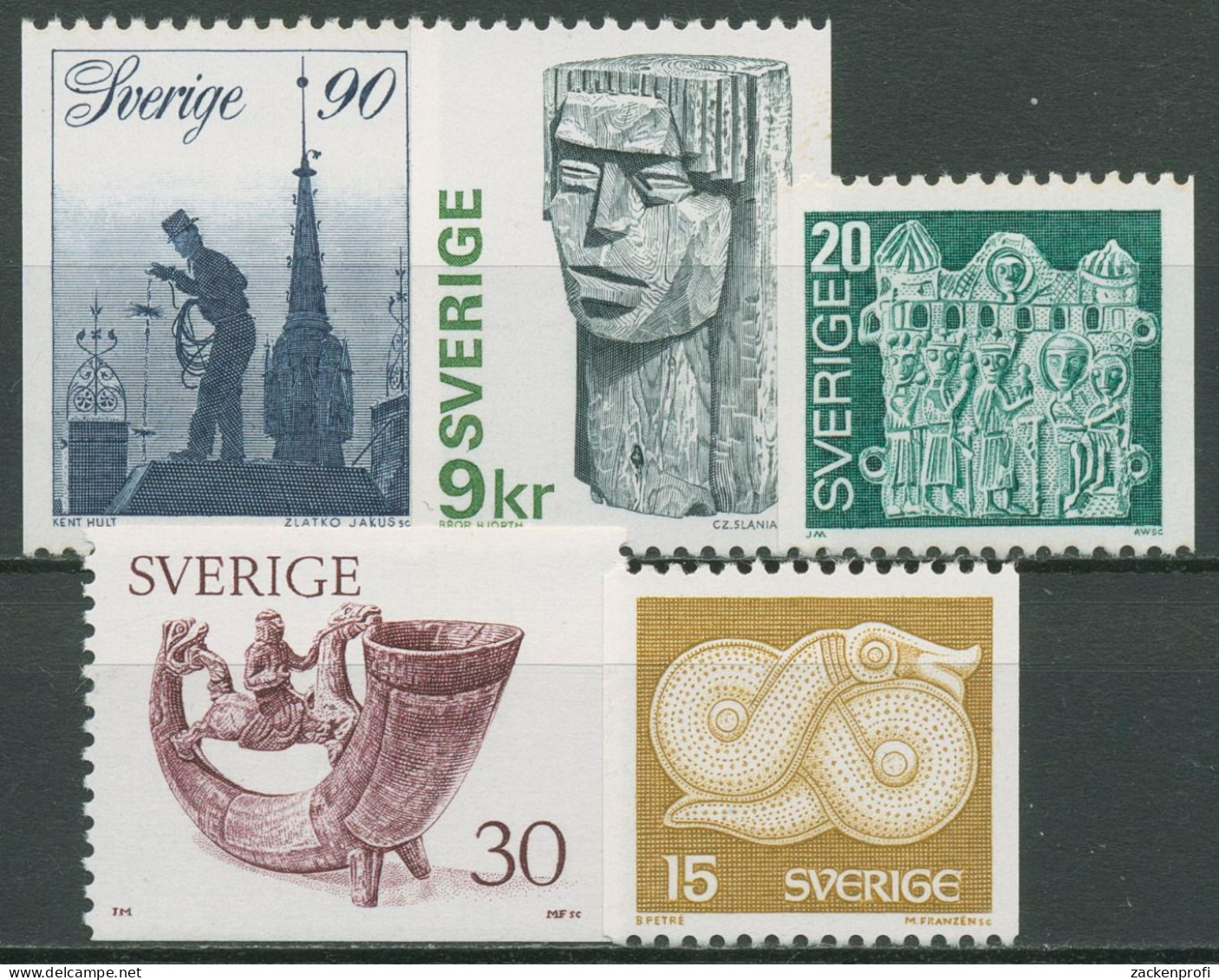 Schweden 1976 Kunsthandwerk 954/58 X Postfrisch - Ungebraucht