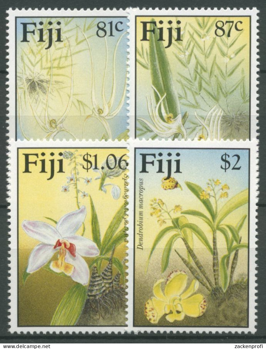 Fidschi 1997 Orchideen 800/03 Postfrisch - Fiji (1970-...)