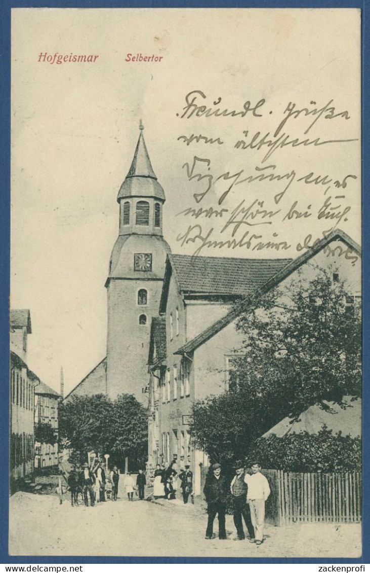 Hofgeismar Selbertor Kirche, Gelaufen 1920 (AK4498) - Hofgeismar