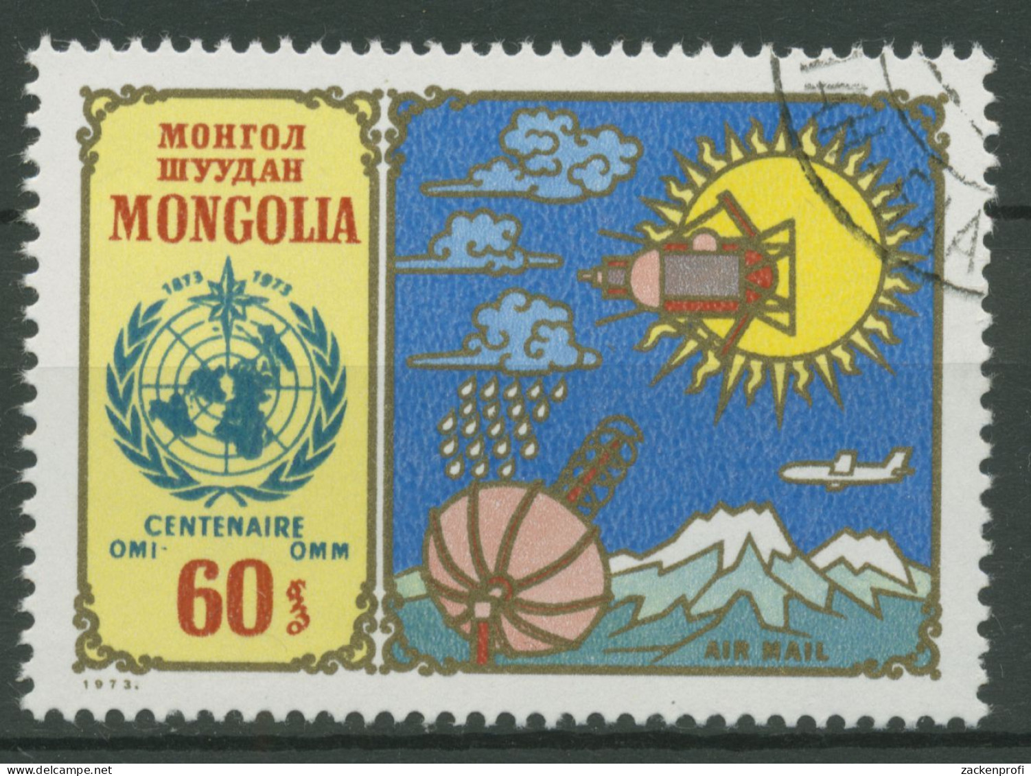 Mongolei 1973 Meteorologische Zusammenarbeit 773 Gestempelt - Mongolië