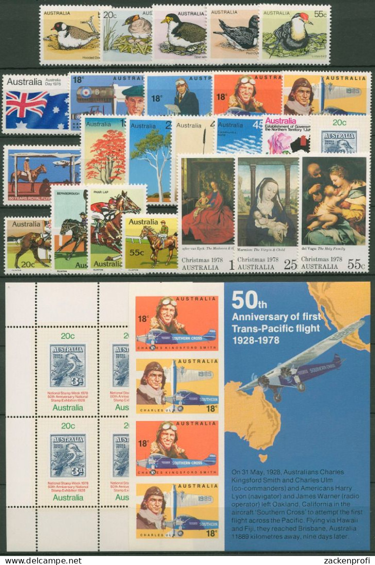 Australien 1978 Jahrgang Komplett (643/66, Block 3/4) Postfrisch (SG40382) - Complete Years