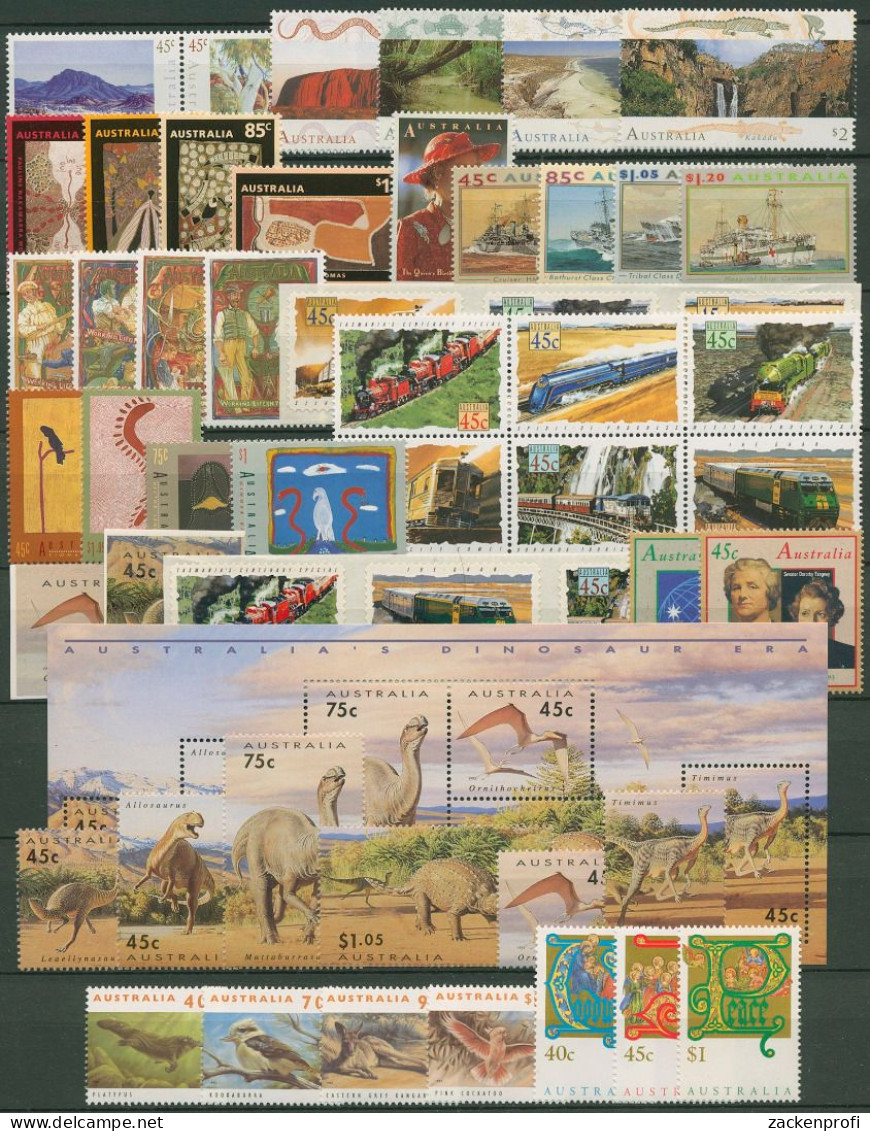 Australien 1993 Jahrgang Komplett (1329/80, Block 15) Postfrisch (SG40397) - Années Complètes