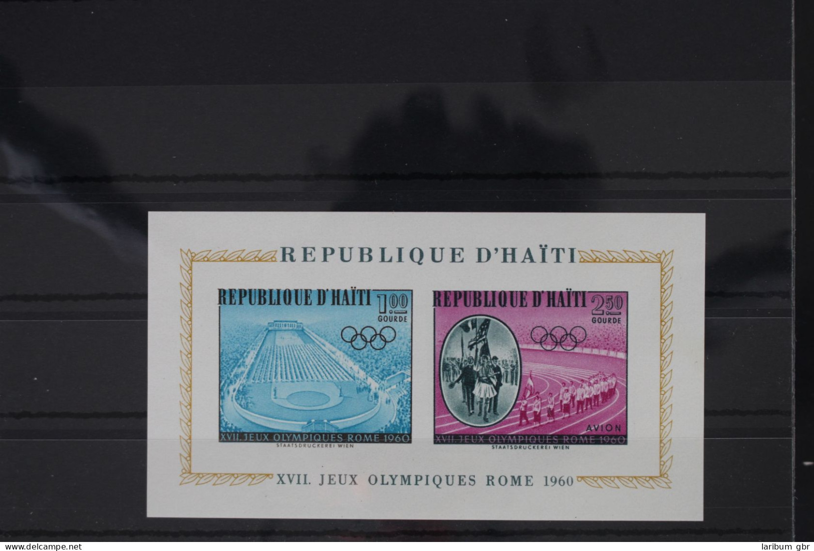 Haiti Block 14 Mit 632B Und 635B Postfrisch Olympische Spiele #WW443 - Haïti