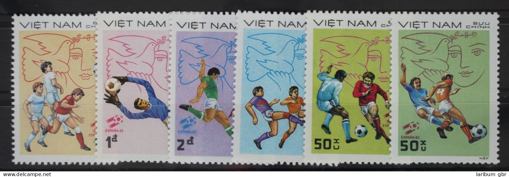 Vietnam 1248-1253 Postfrisch Fußball - Weltmeisterschaft #WW691 - Viêt-Nam