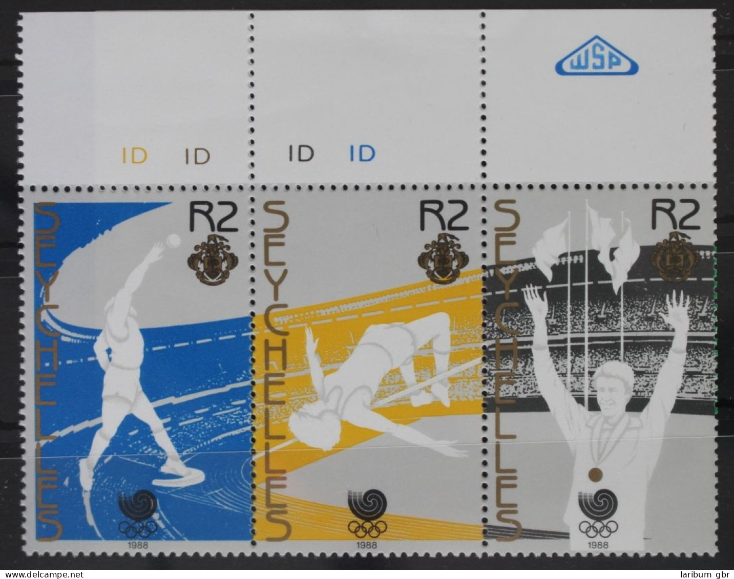 Seychellen 666-670 Postfrisch Fünferstreifen, Olympische Spiele #WW684 - Seychelles (1976-...)