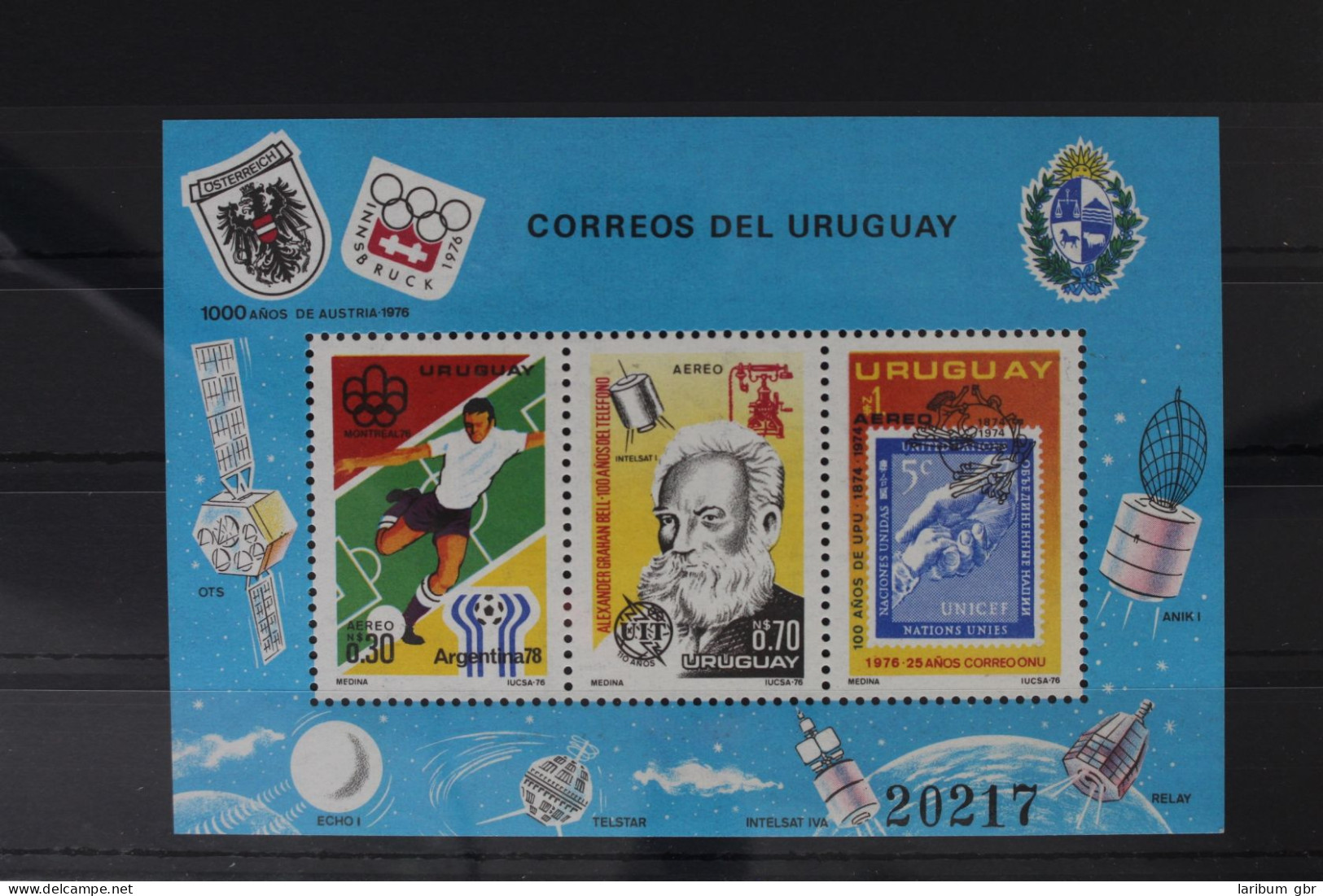 Uruguay Block 29 Mit 1406-1408 Postfrisch Olympische Spiele #WW646 - Uruguay