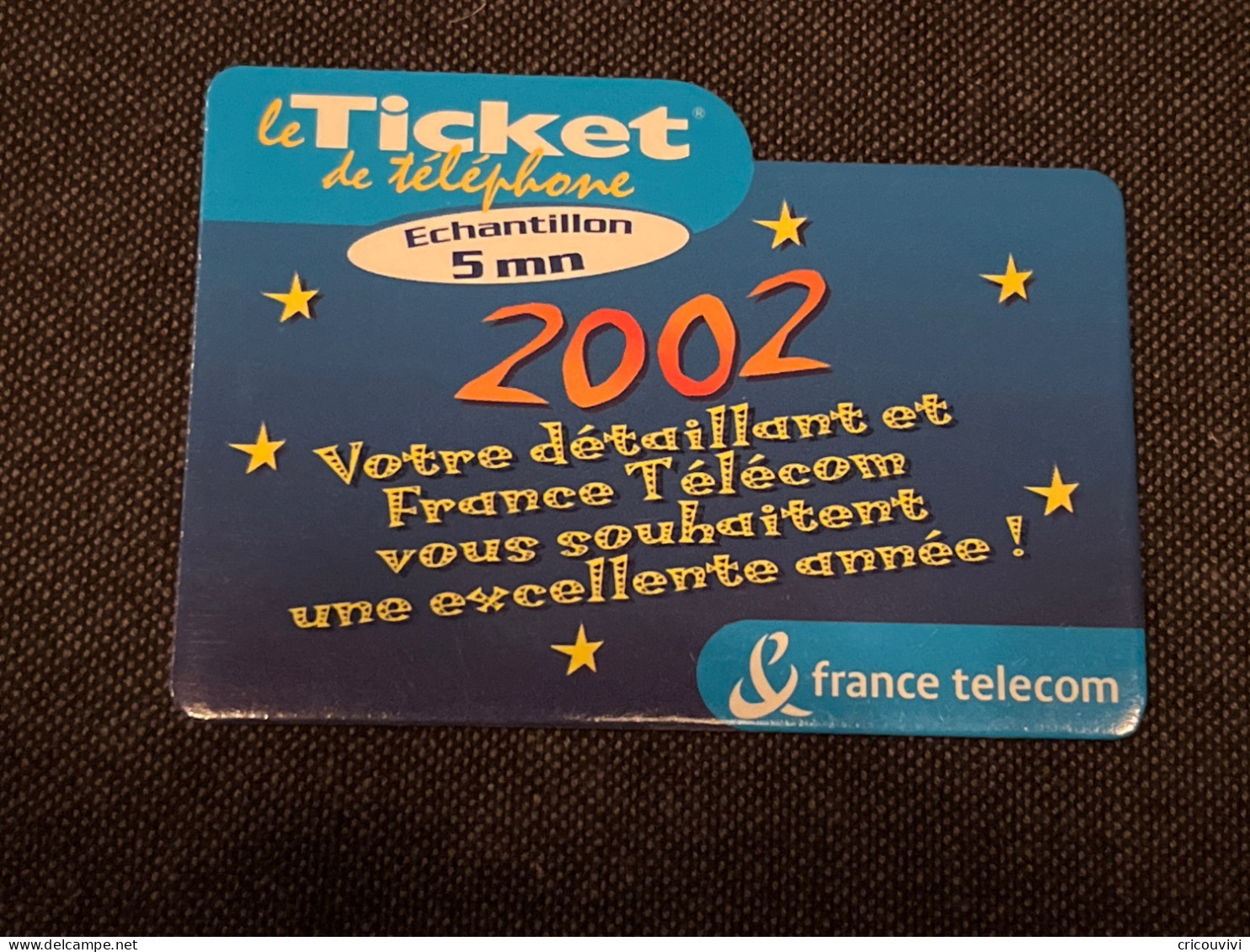 Ticket PR 101 Non Gratté - FT