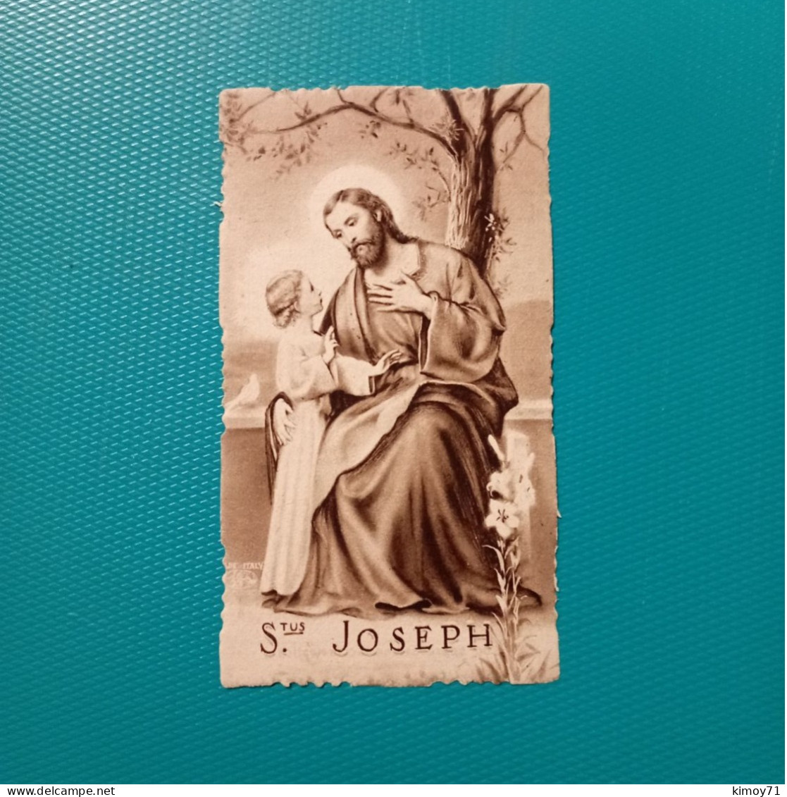 Santino Orazione A S. Giuseppe. 1889 - Religione & Esoterismo