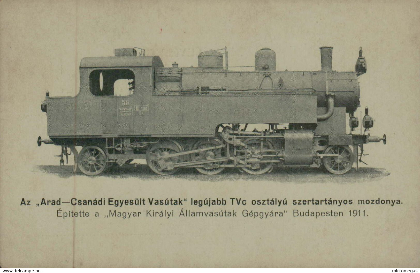 Hongrie - Az "Arad--Csanadi Egyesült Vasutak" Budapest 1911 - Trains