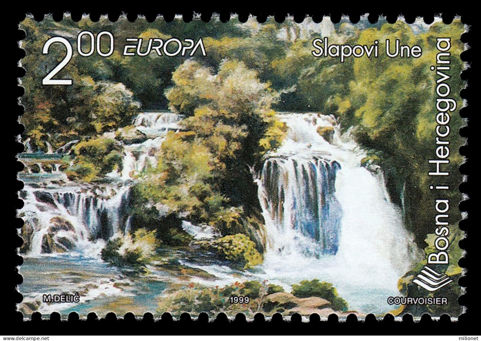 SALE!!! BOSNIA HERZEGOVINA MAIN POST (SARAJEVO) 1999 EUROPA CEPT National Reserves & Parks 1 Stamp Set MNH ** - 1999