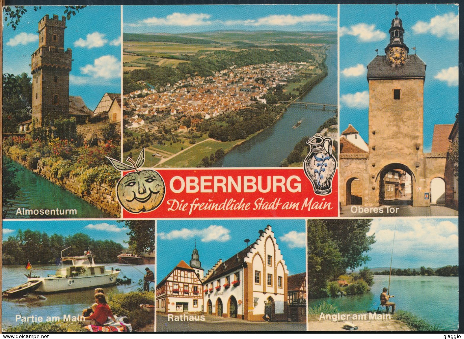 °°° 31081 - GERMANY - OBERNBURG AM MAIN - VIEWS - 1967 With Stamps °°° - Andere & Zonder Classificatie