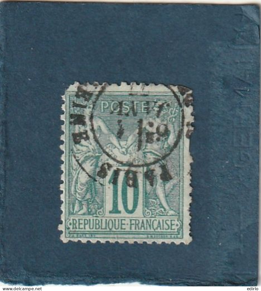 ///   FRANCE ///   TYPE SAGE  N° 76 ---- 10 Cts Vert Côte 325€ Départ 3% De La Côte - 1876-1898 Sage (Type II)