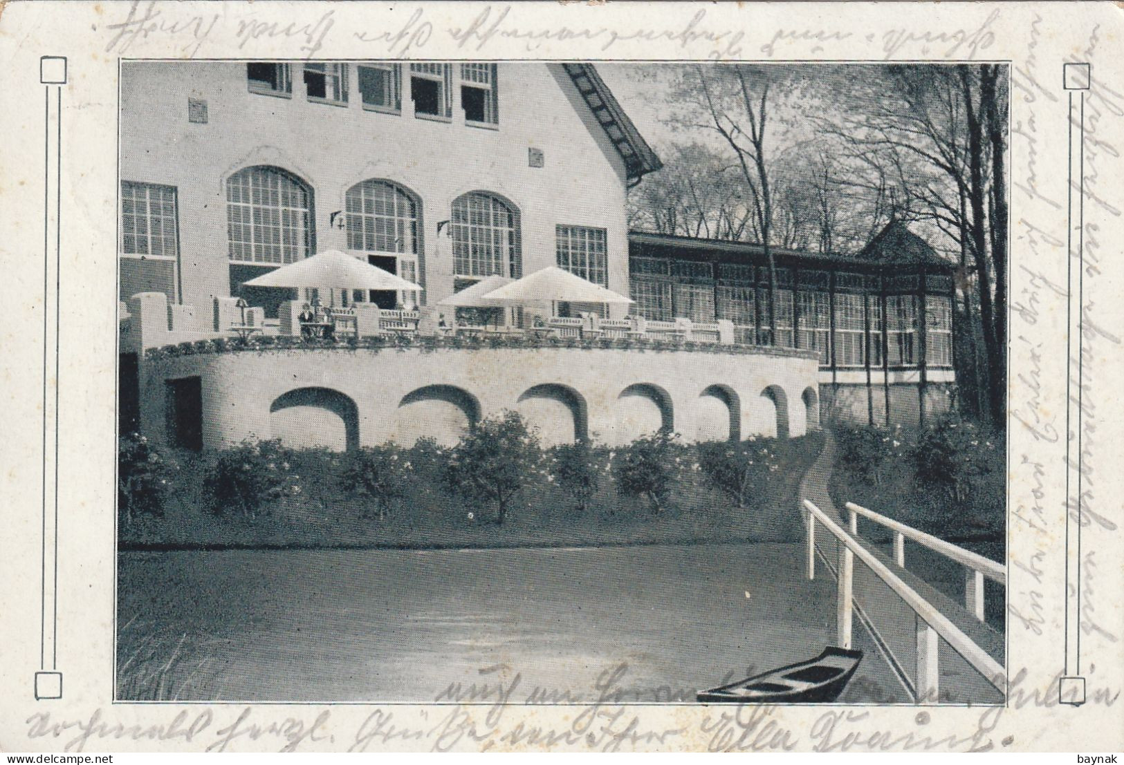 DE360   --  KURHAUS SAAROW   --  MIT DER NEUEN KURTERASSE  --  1922 - Jueterbog