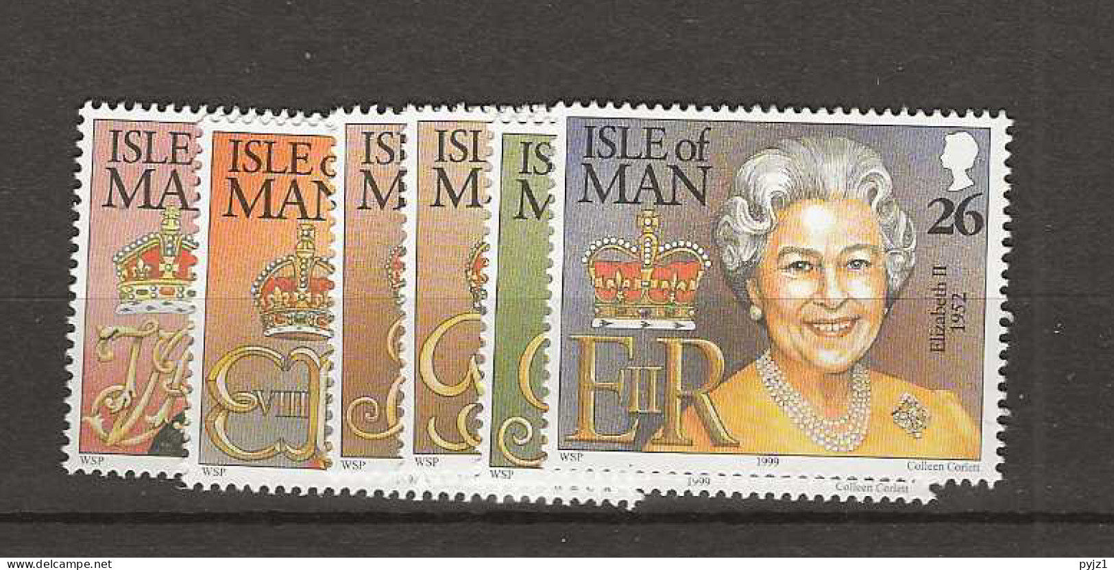 1999 MNH Isle Of Man Mi 814-19 Postfris** - Man (Ile De)
