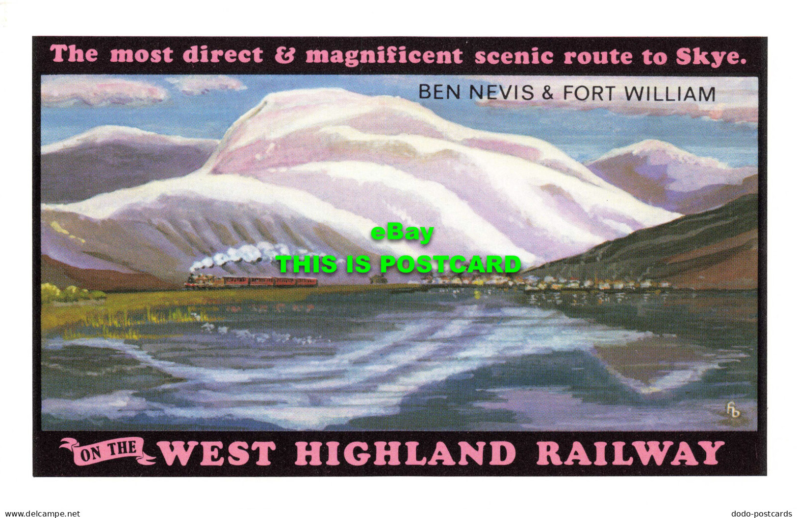 R569618 Ben Nevis And Fort William. West Highland Railway Company. North British - World