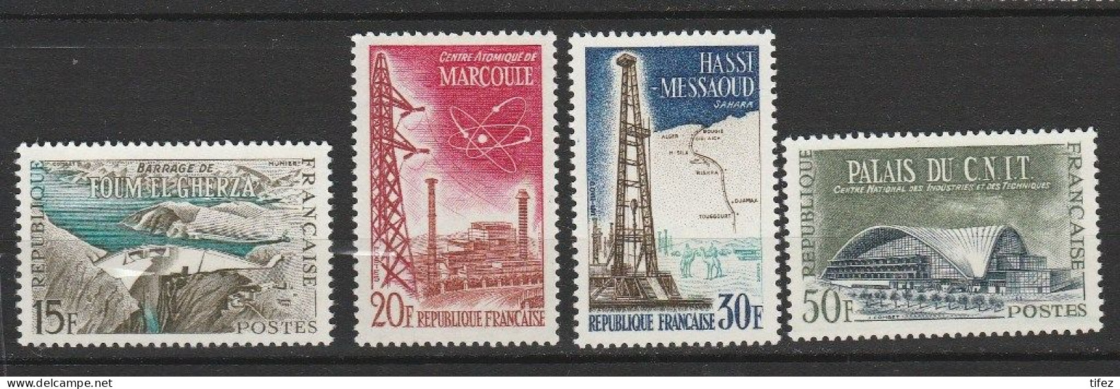 France-N°1203/1206 Neufs**/MNH : Réalisations Techniques (II) 4 Valeurs - Ungebraucht