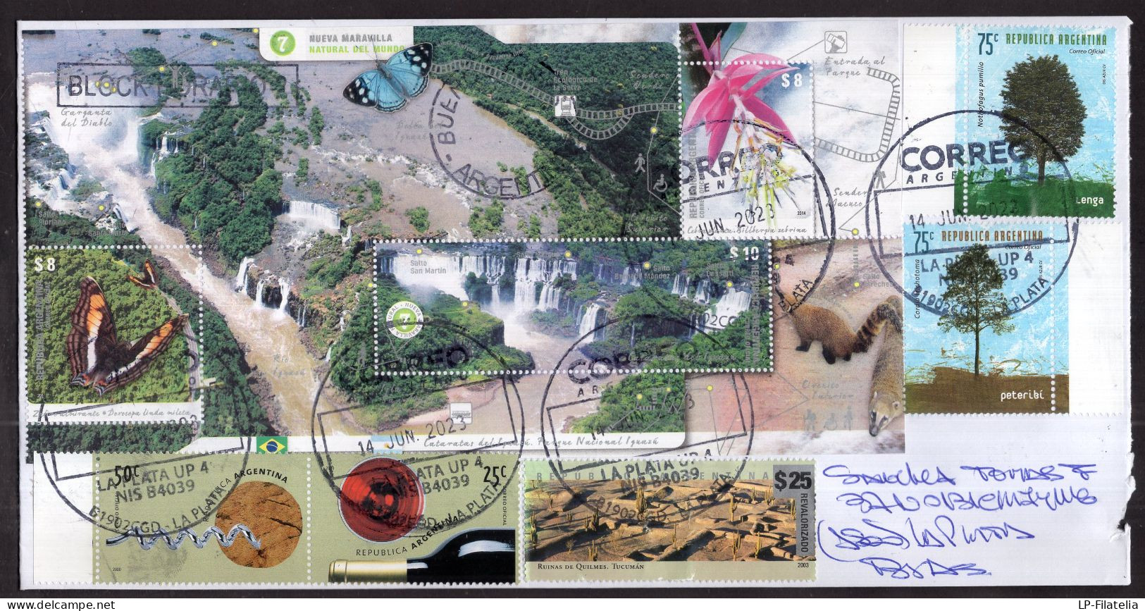 Argentina - 2023 - Cataratas Del Iguazu - Modern Stamps - Diverse Stamps - Brieven En Documenten