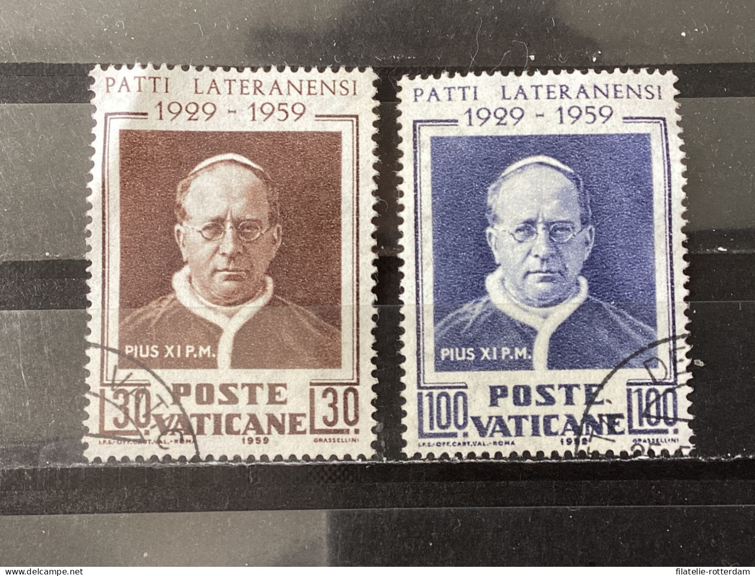 Vatican City / Vaticaanstad - Complete Set 300 Years Lateral Contract 1959 - Gebraucht