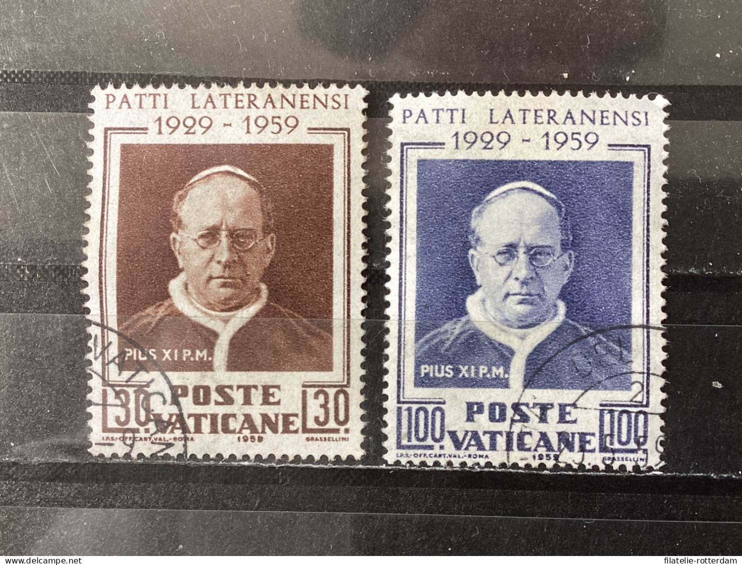 Vatican City / Vaticaanstad - Complete Set 300 Years Lateral Contract 1959 - Gebraucht