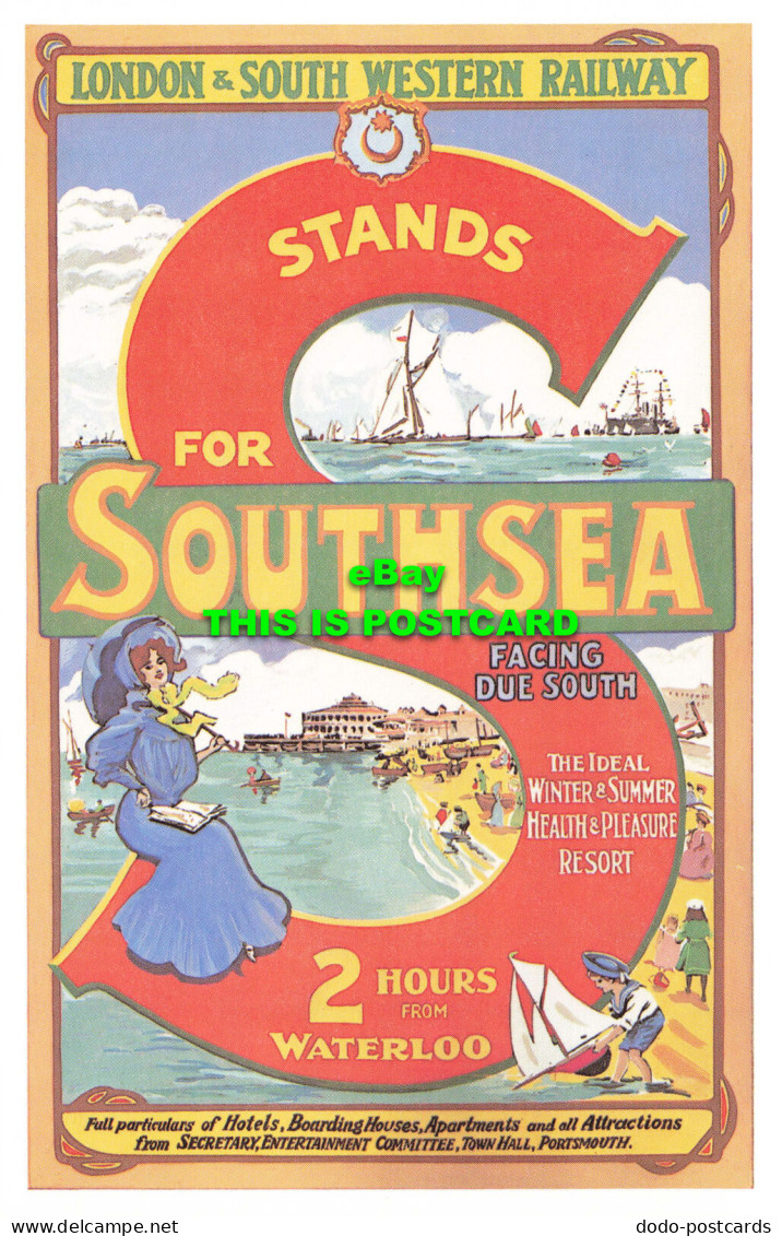 R570139 London And South Western Railway. Stands For Southsea. Dalkeith. No. 70 - Andere & Zonder Classificatie