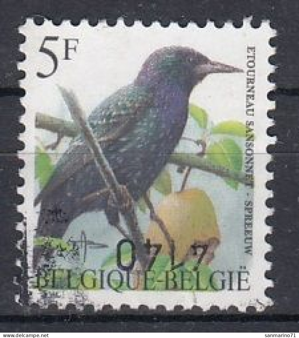 BELGIUM 2690,used,falc Hinged,birds - Usados