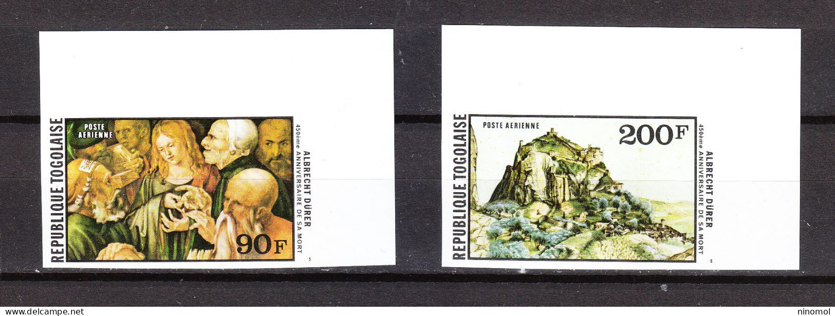 Togo  - 1978.  A. Durer, Incisore Pittore Tedesco Del '500, German Painter-engraver Of The 16th Century. Imperf. MNH - Engravings