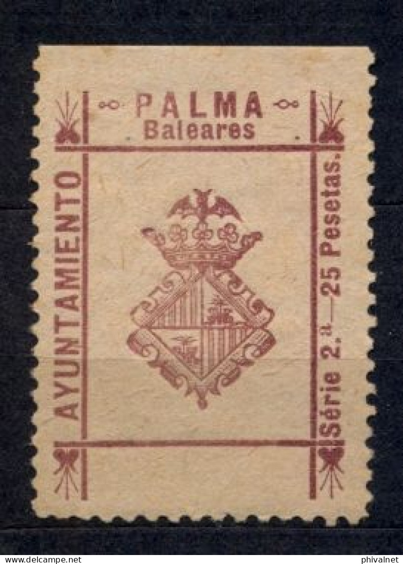 BALEARES , PALMA DE MALLORCA , AYUNTAMIENTO DE ANDRAITX , SELLO MUNICIPAL , 2 PESETAS - Revenue Stamps
