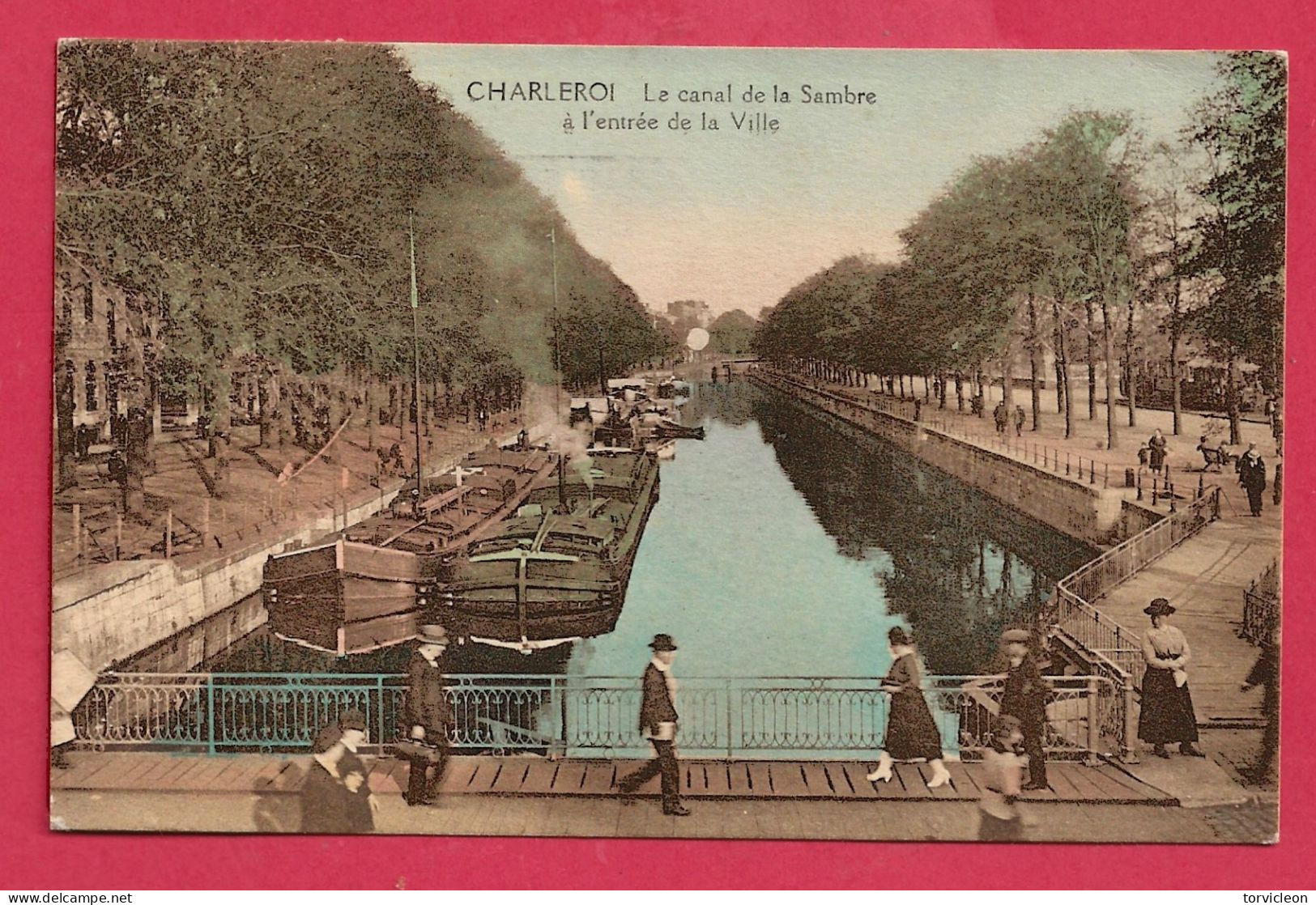 C.P. Charleroi   = Le Canal De La Sambre  à  L'  Entrée De La Ville - Charleroi
