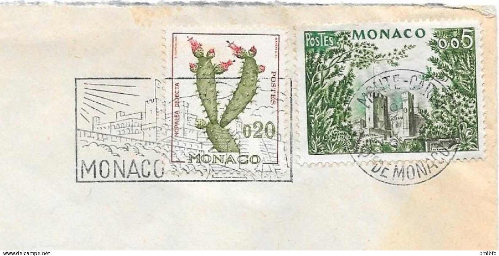 MONACO Sur Lettre - Lettres & Documents