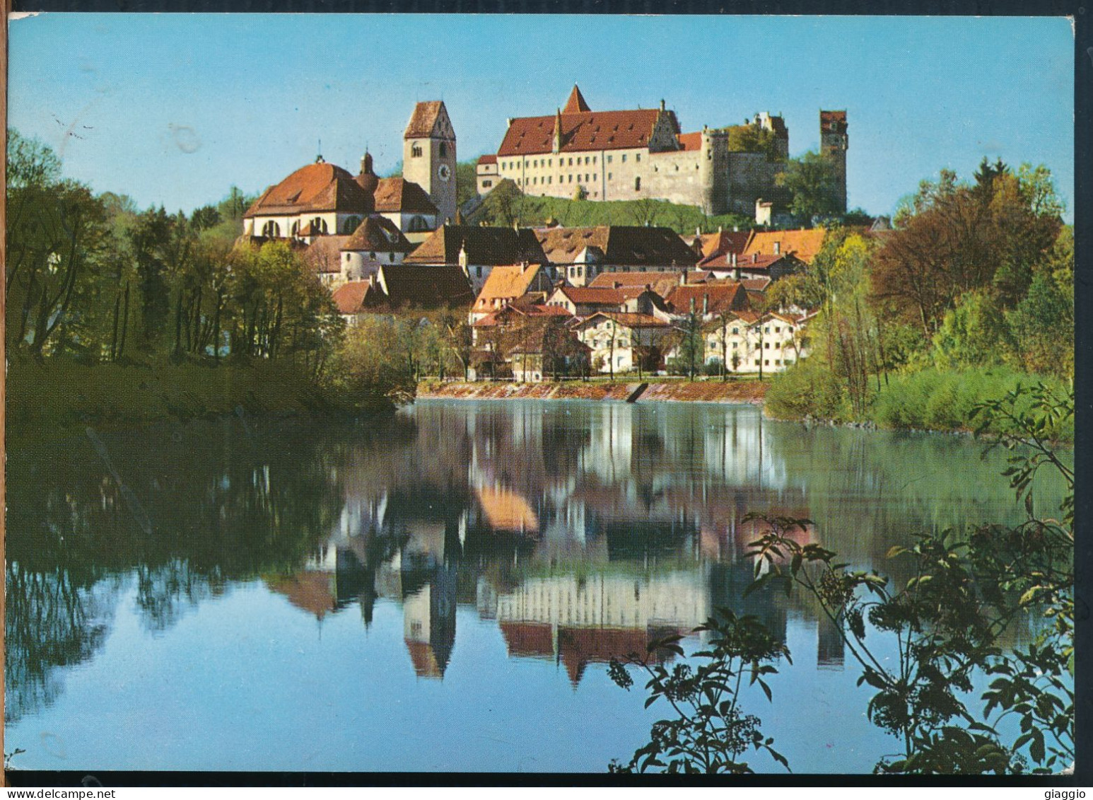 °°° 31084 - GERMANY - FUSSEN IM ALLGAU - HOHES SCHLOSS UND KLOSTER ST. MANG - 1973 With Stamps °°° - Füssen