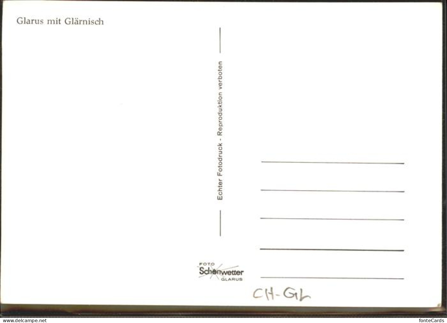 11293187 Glarus GL Glaernisch Glarus - Sonstige & Ohne Zuordnung