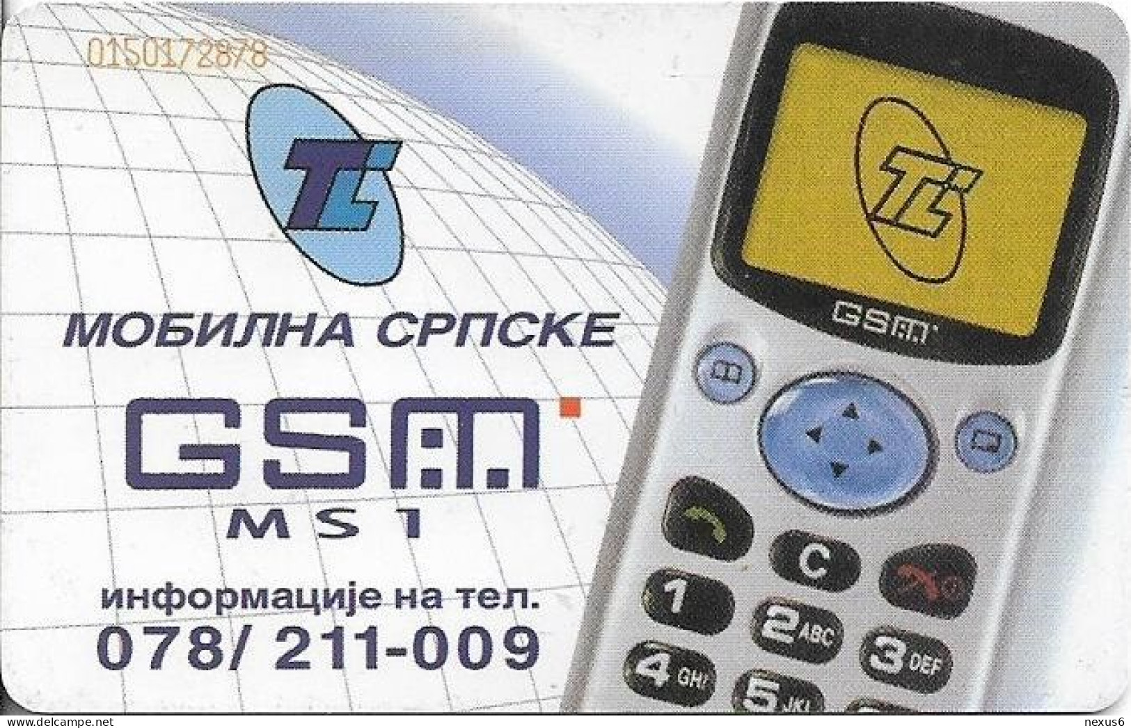 Bosnia - Republika Srpska - GSM Phone, 05.2000, 150Units, 20.000ex, Used - Bosnien