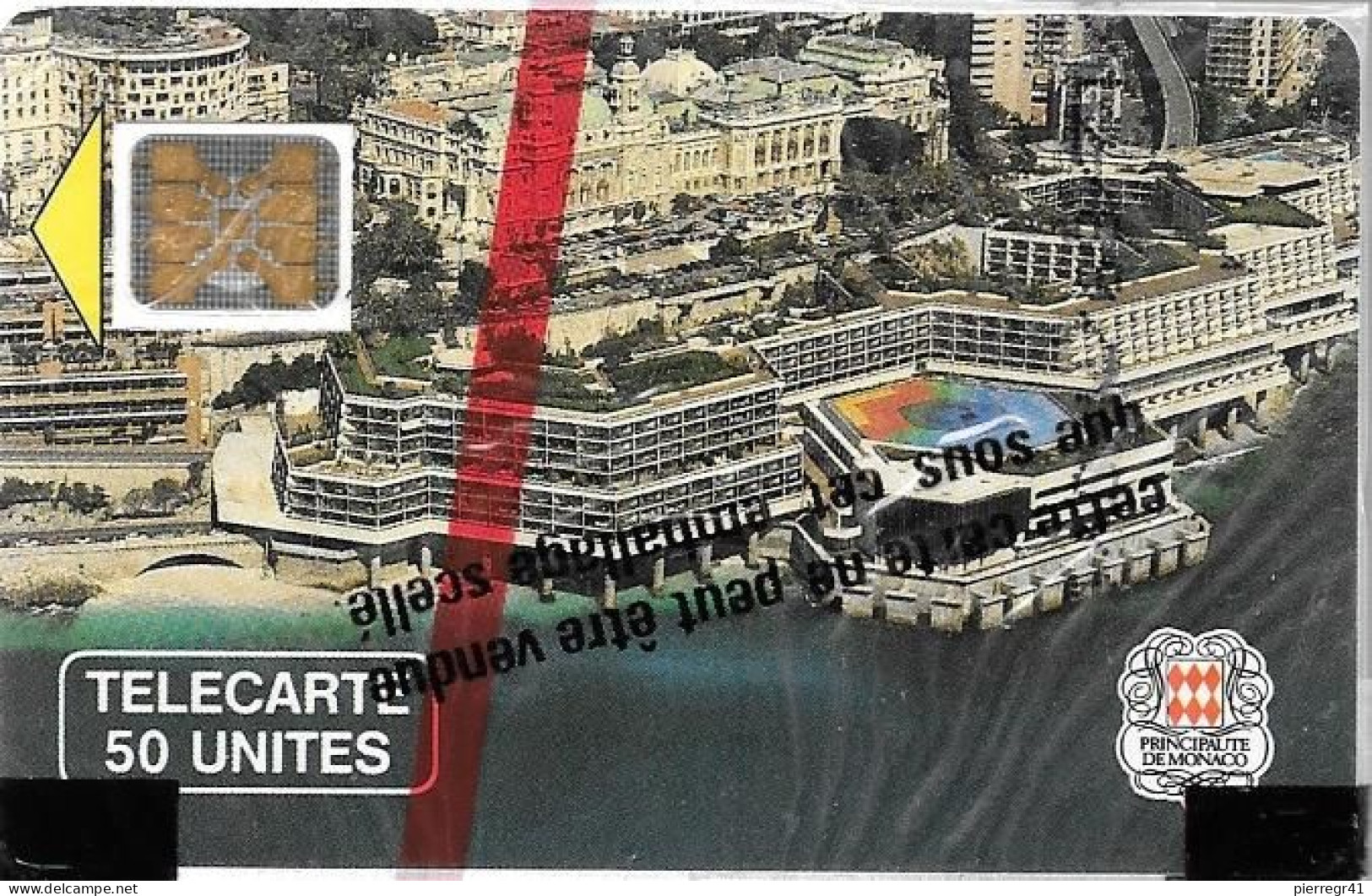 CARTE²°-PUBLIC-MONACO-50U-MF4-SC4 On-PALAIS CONGRES-V°N° Série Pe108123-NSB-TBE/LUXE - Monaco