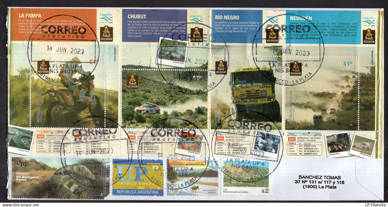 Argentina - 2023 - Rally Dakar - Modern Stamps - Diverse Stamps - Covers & Documents