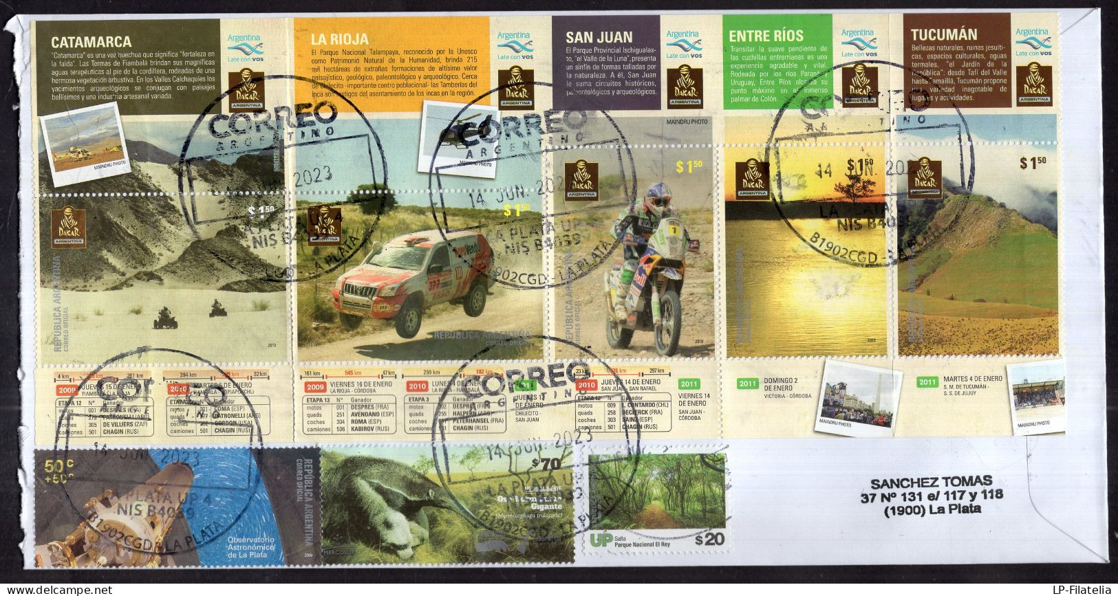 Argentina - 2023 - Rally Dakar - Modern Stamps - Diverse Stamps - Covers & Documents