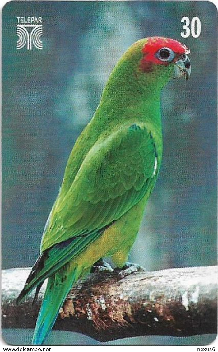 Brazil - Telepar (Inductive) - Parrots 11/14, Cuiú-Cuiú, 12.1999, 30U, 10.000ex, Used - Brasil