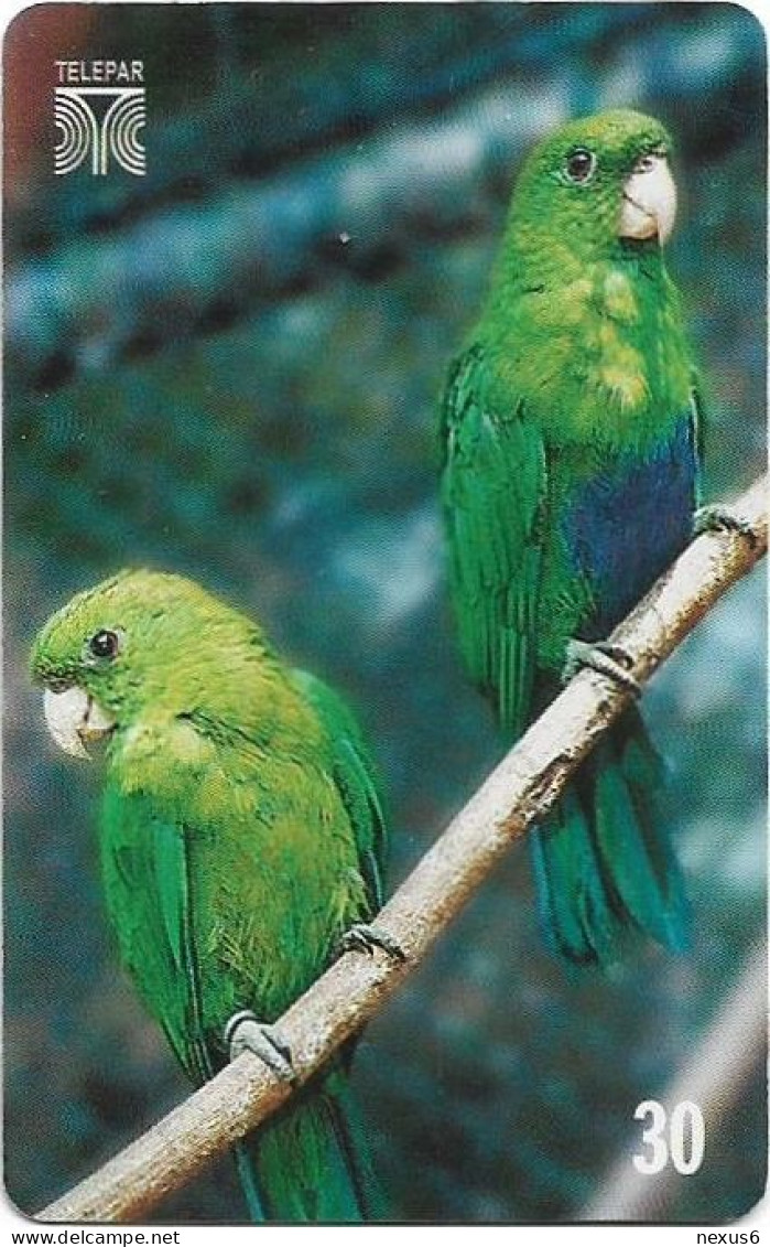 Brazil - Telepar (Inductive) - Parrots 12/14, Sabiá-Cica, 12.1999, 30U, 10.000ex, Used - Brasilien