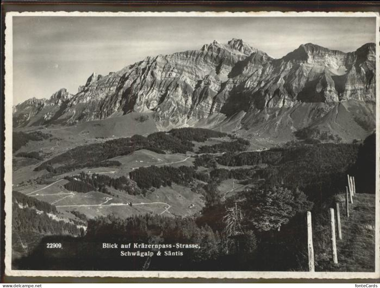 11292961 Schwaegalp AR Saentis Kraezernpass Strasse Schwaegalp - Sonstige & Ohne Zuordnung