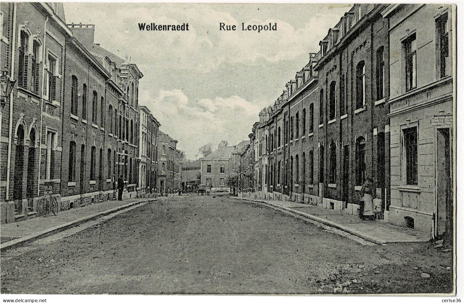 Welkenraedt Rue Léopold Circulée En 1915 - Welkenraedt