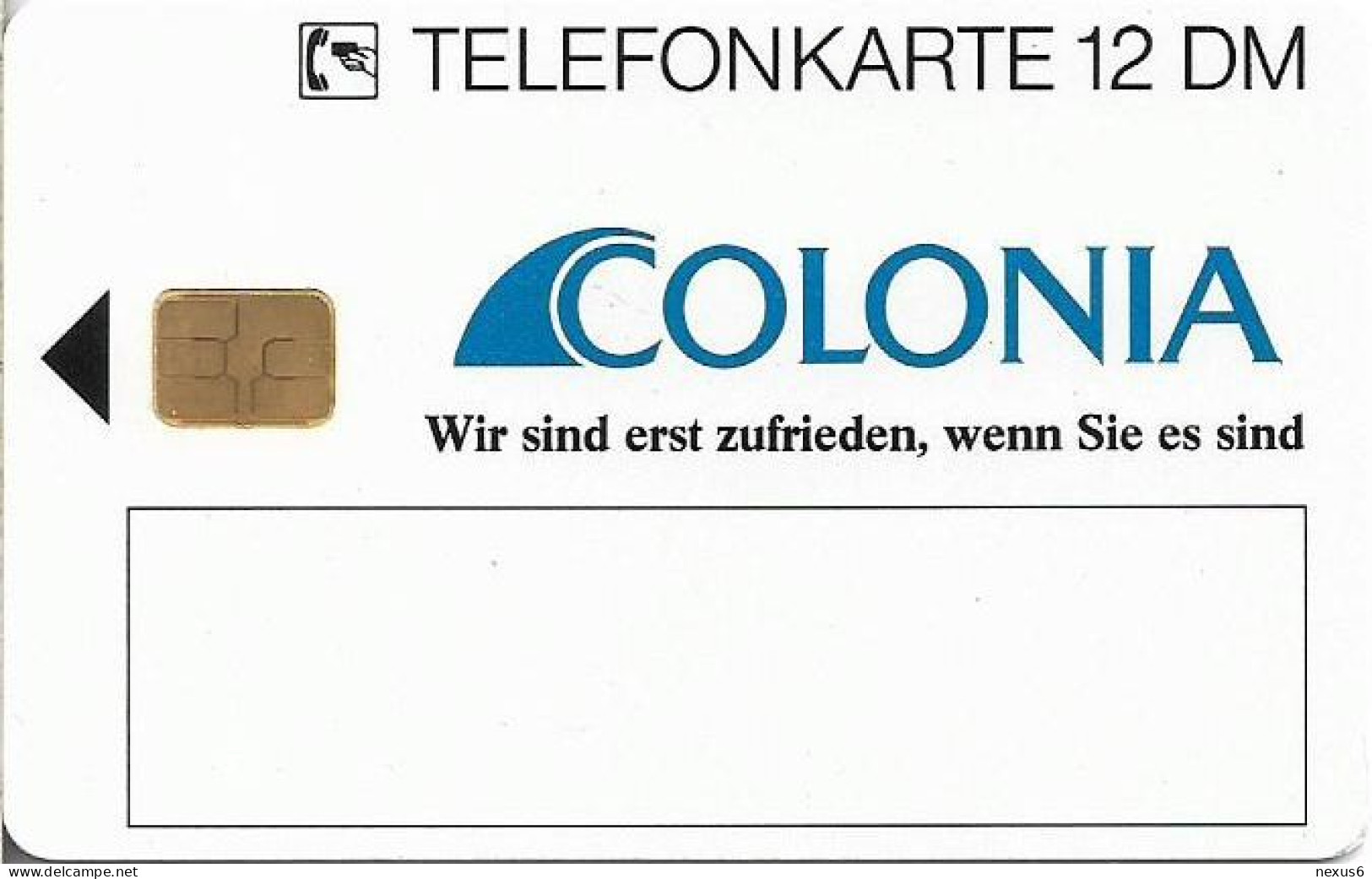 Germany - Colonia Versicherung 1 – Autopanne - O 0303A - 09.1993, 12DM, 3.000ex, Mint - O-Serie : Serie Clienti Esclusi Dal Servizio Delle Collezioni