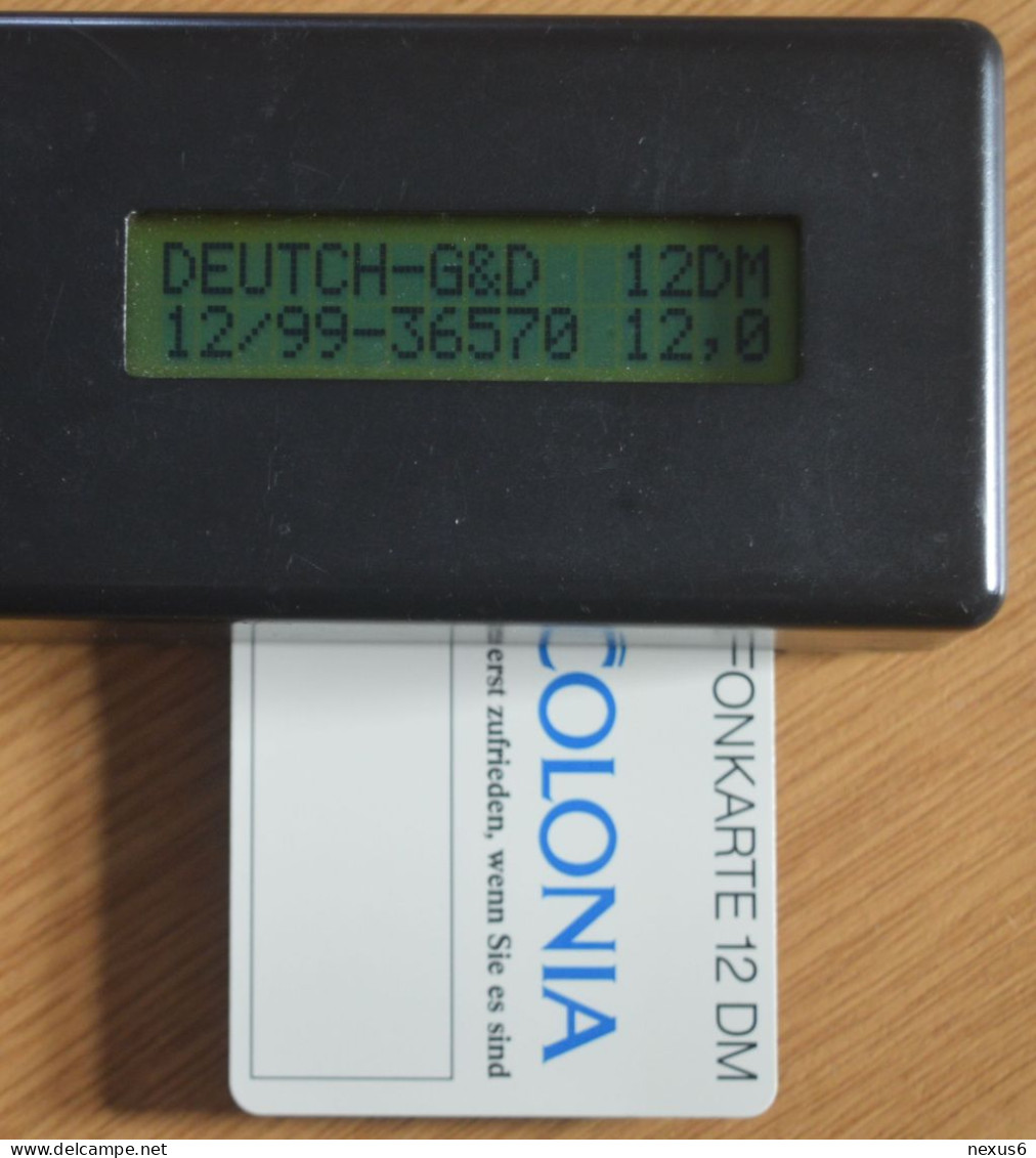 Germany - Colonia Versicherung 2 – Regen - O 0303B - 09.1993, 12DM, 3.000ex, Mint - O-Series: Kundenserie Vom Sammlerservice Ausgeschlossen