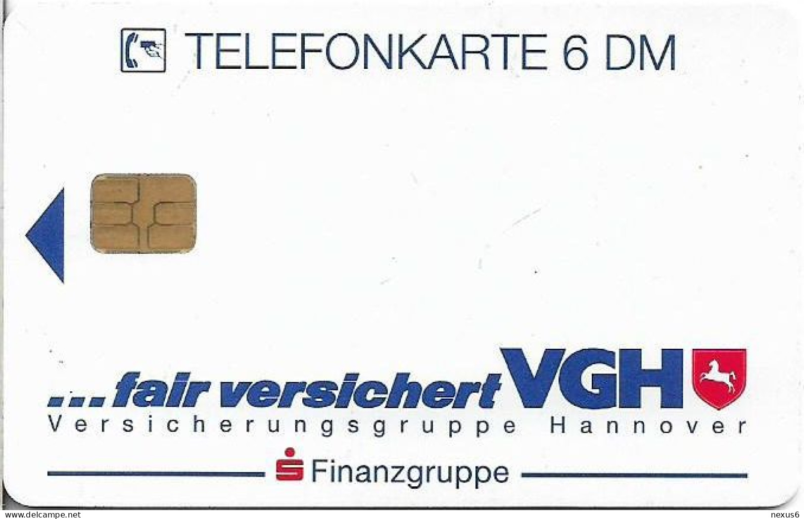Germany - VGH Versicherungen 3 - O 0556 - 12.1993, 6DM, 2.000ex, Used - O-Series: Kundenserie Vom Sammlerservice Ausgeschlossen