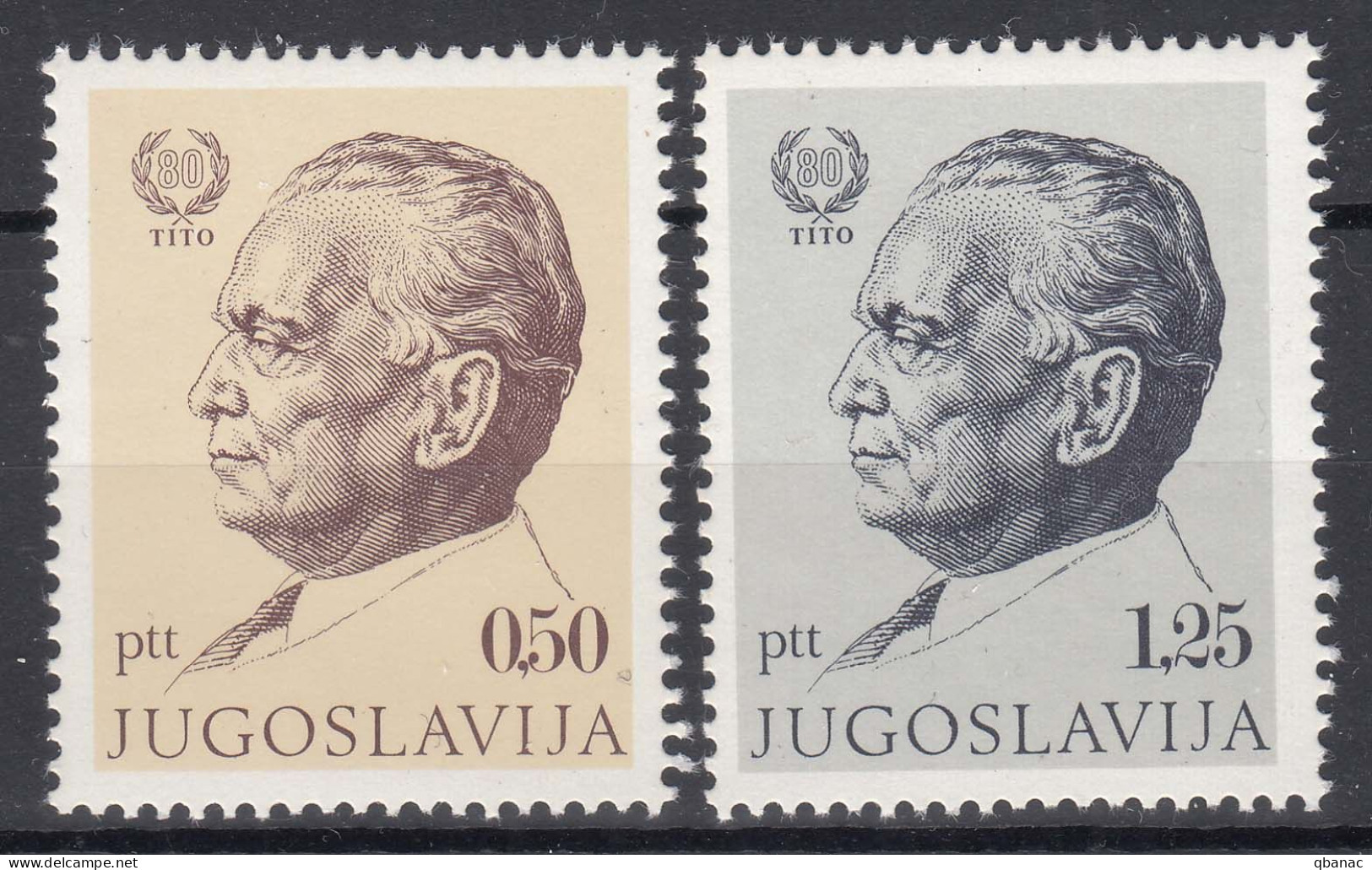 Yugoslavia 1972 Mi#1466-1467 Mint Never Hinged - Unused Stamps