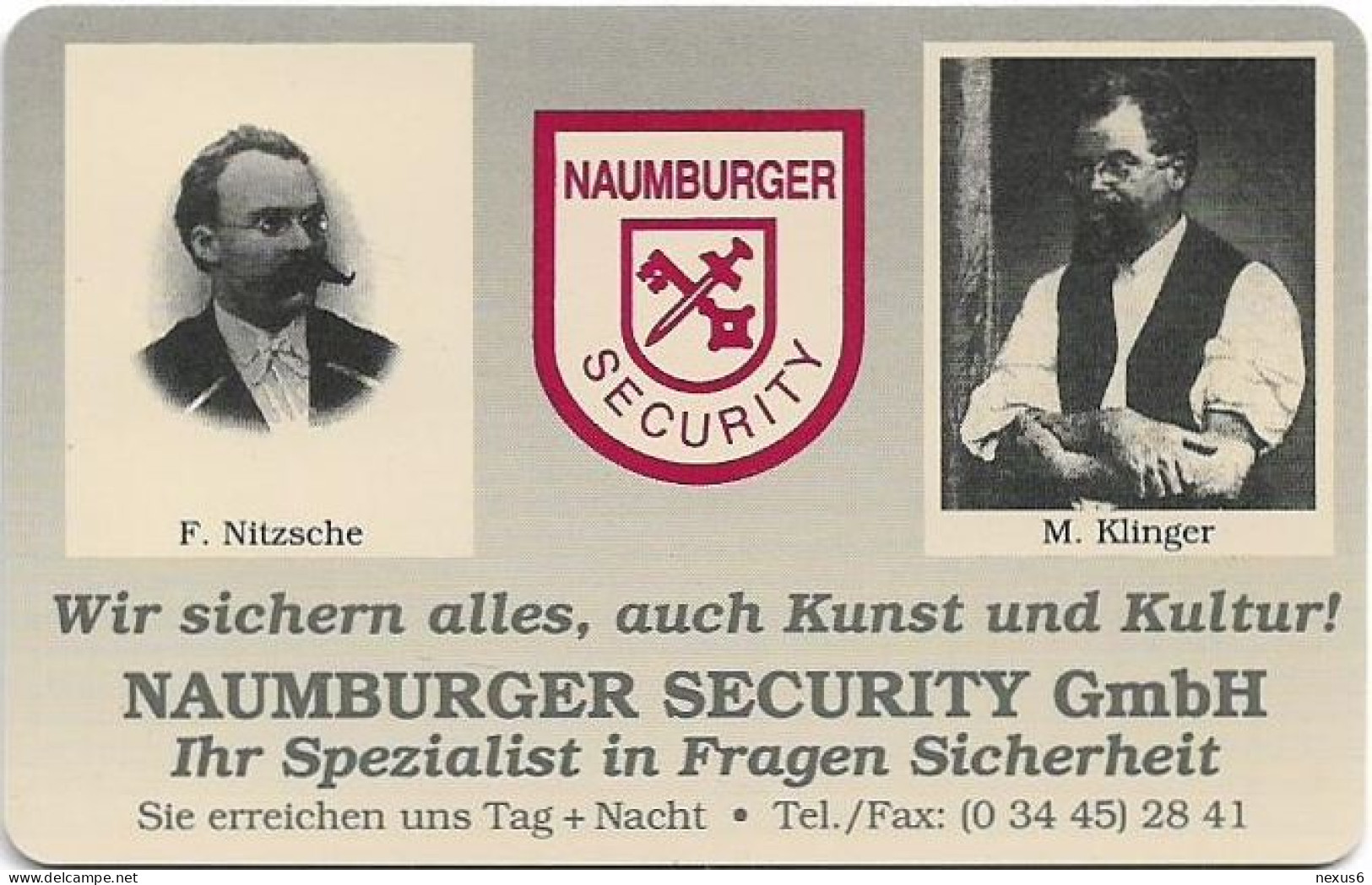 Germany - Naumburger Security GmbH - O 0081 - 07.1993, 6DM, 3.000ex, Mint - O-Serie : Serie Clienti Esclusi Dal Servizio Delle Collezioni