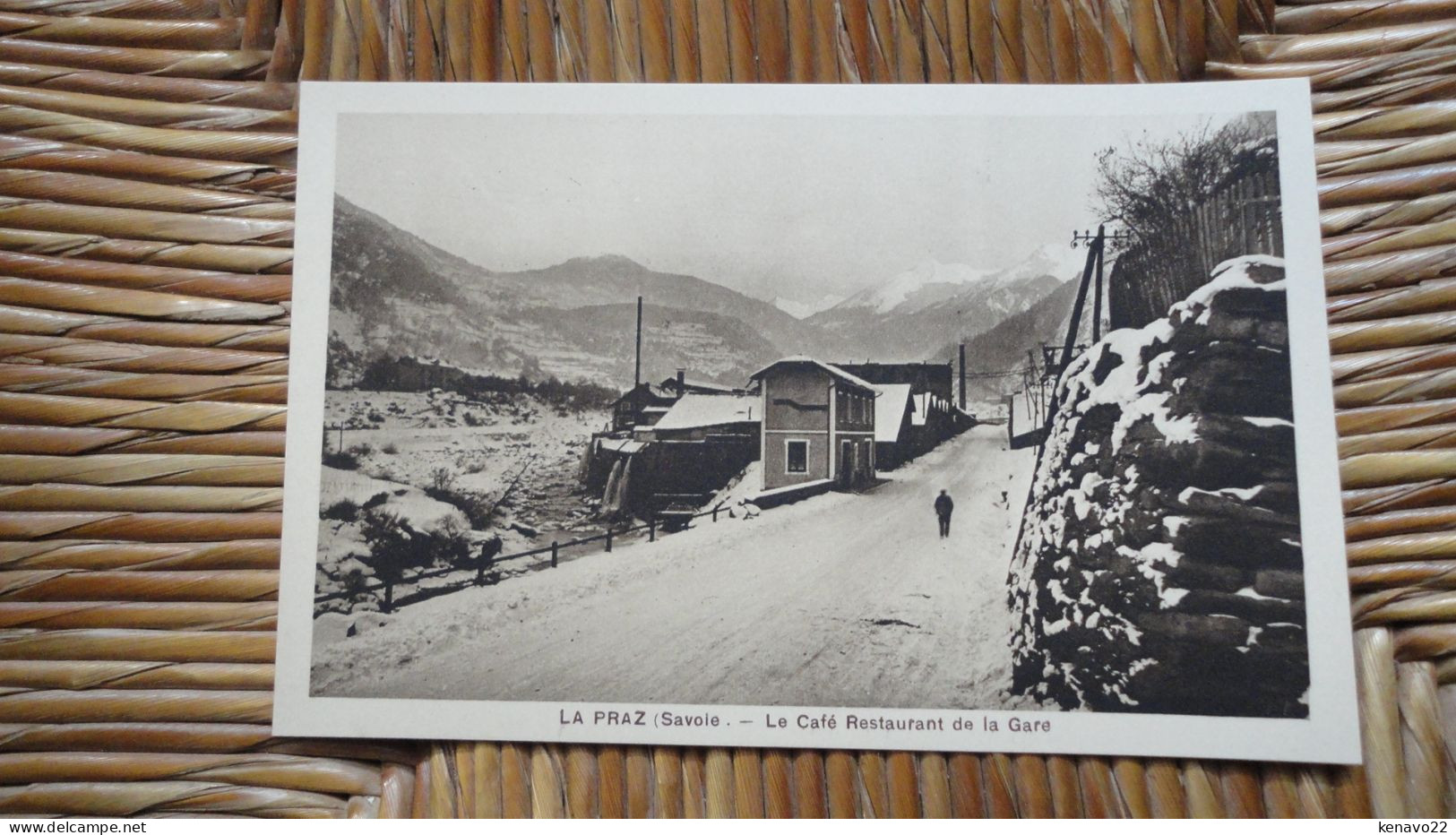 Carte Assez Rare , La Praz , Le Café Restaurant De La Gare - Sonstige & Ohne Zuordnung