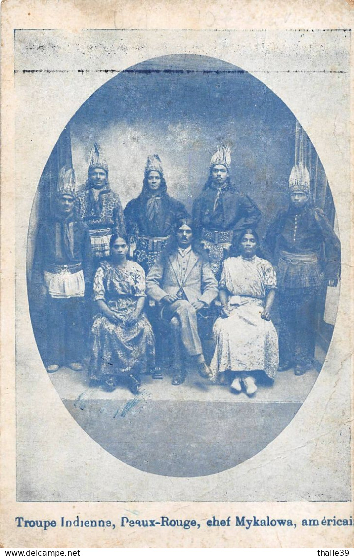 Troupe Peaux Rouge Mykalowa Cirque - Indios De América Del Norte