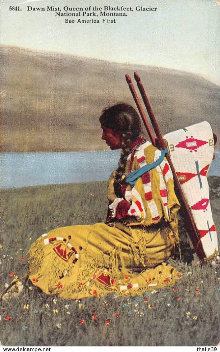 Dawn Queen Blackfeet Montana - Native Americans