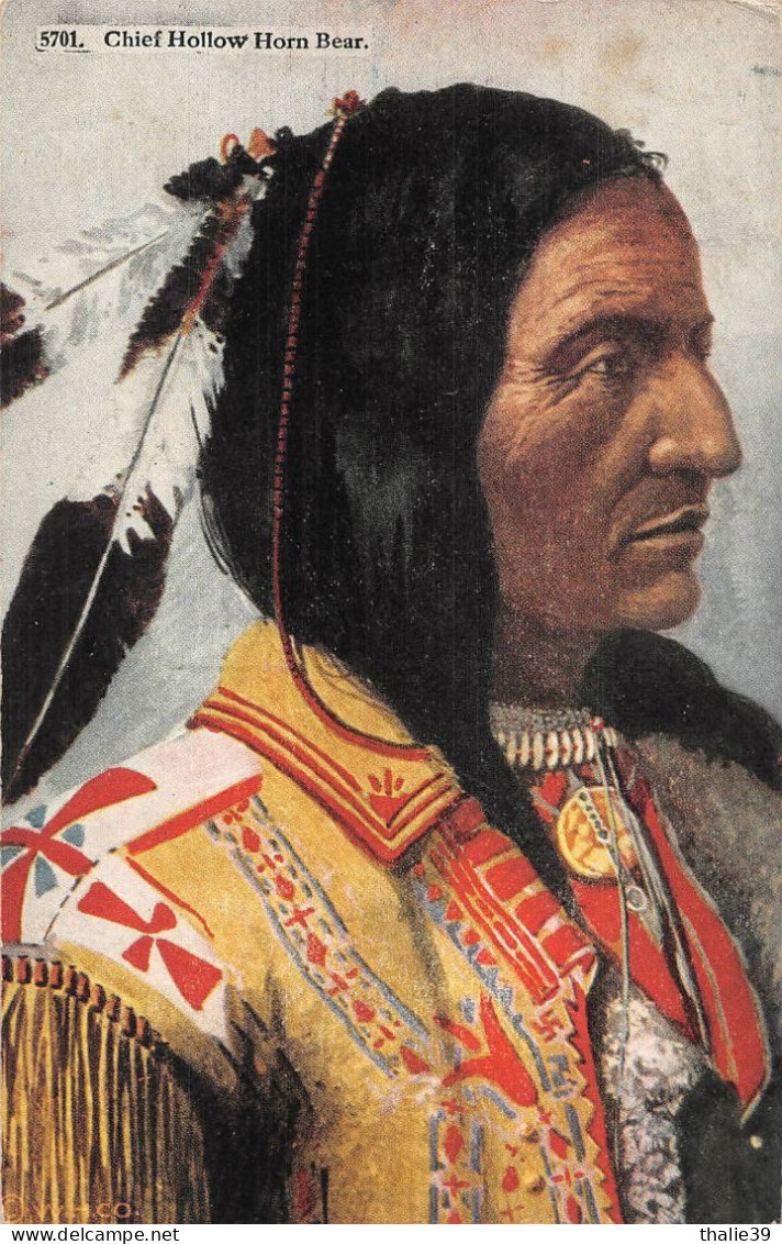 Chief Hollow Bear - Indiens D'Amérique Du Nord