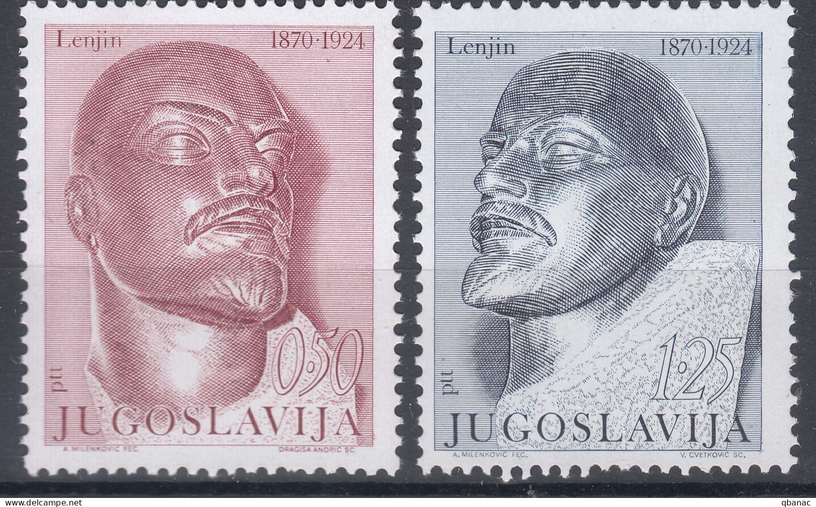 Yugoslavia Republic 1970 Mi#1376-1377 Mint Never Hinged - Unused Stamps